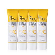 닥터비타 미백 주름개선 자외선차단 3중 기능성 프리미엄 비타민 C 화이트닝 비비크림 50g (SPF50+ / PA+++), 4개