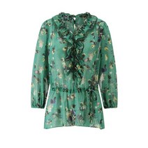 블루페페 프린트프릴블라우스P222MSC709GR