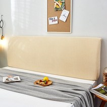 침대헤드보드 호텔 제작 쿠션 패브릭 가죽 커버프레임 커버 셀프 침대보 킹 침대 헤드 보드 전면 패널 격자 무늬 코튼 린넨 침대 헤드 헤드 보드 패드 소파 백 매트리스 보호대, 9, 폭200×높이60cm