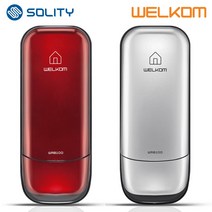 [무료설치] 솔리티 웰콤 WRB100 레드 실버 비밀번호전용 도어록 관리자기능 허수기능 에티켓기능 음량무음가능 내부이중잠금 고온감지경보 전기충격무력화 현관문 디지털도어락 번호키, -웰콤 WRB100 레드(번호전용) 무료설치(A지역), 방문설치