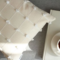 [천삼백케이] [브룬] 엠보 스노우 쿠션(커버만)