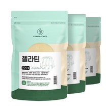 보타닉 순수 100% 젤라틴 가루 자연유래성분 250Bloom 고강도 젤라틴, 500g 3팩