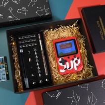 [미미사몰] 다양한 기능 자석펜 초등 남아 아동 물 필기도구 학용품, 1box, (11)로즈골드+선물박스+게임기