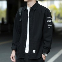 Z3JC 남성 긴팔 캐주얼 루즈핏 비즈니스 코디 셔츠