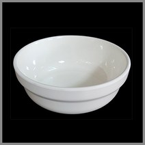 대명멜라민 미색 - 멜라민 굽볼 (국내생산 멜라민 흰그릇 하얀그릇 업소용그릇), (N-105), 5볼