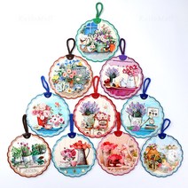 칼백화점 도자기 냄비받침 1P - 디자인 랜덤발송, 단품, 1개