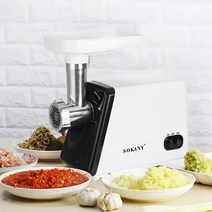 고기분쇄기 만능다지기 연육기 미니다지기 고기연육기 고기다지기 육절기 후지육절기 업소용분쇄기 고기 분쇄기 소시지 스터퍼 가정용 주방 상업용 스테인리스 스틸 식품 분쇄기 에어 가전, 없음