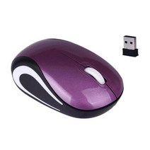 무료배송무선 미니 마우스 키즈 컴퓨터 게임 작은 휴대용 Mause 1600 인치 당 점 광학 USB 인체 공학적 PC, 01 보라색, 한개옵션1