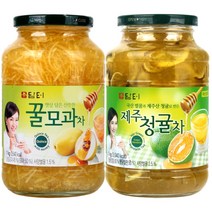 담터 꿀모과차 1kg + 제주청귤차 1kg, 2개