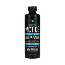 스포츠리서치 오가닉 MCT Oil C8 엠씨티 씨 8 오일 무맛 무향 473ml, 1개