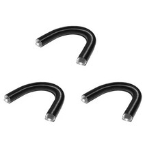 60 Mm 알루미늄 호일 히터 호스 예열기 2000W 공기 콘센트 자동차 덕트 배수 3 개, [01] black