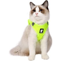 고양이캣휠 캣휠 고양이휠Heywean 고양이 하네스 및 목줄 - 초경량 탈출 방지 칼라 러, 03 Medium_02 레이크 블루