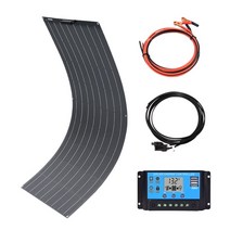 태양 전지 패널 12v 300w flexible photovoltaic system kit 태양 전지 배터리 충전기 자동차 rv 보트 라이트 캠핑 홈 camper 1000w, 300w 키트