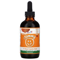 Bioray 바이오레이 키즈 액상 클로렐라 엔디에프 터미 라즈베리 Kids NDF Tummy Raspberry 120ml, 1개