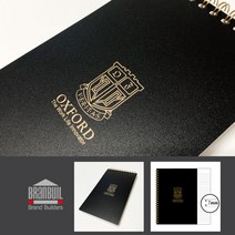 옥스포드 블랙 PP 스프링노트 A5 B5 A4 절취노트 유선노트, 5500 Letter 좌철