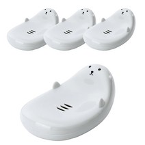 수달 비누 받침대, 그레이 × 4개, 4개