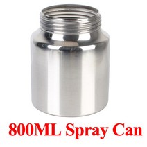 유압천공기500W EU 플러그 가정용 페인트 분무기 유량 제어 에어 브러시 전동 공구 전기 스프레이 건, 03 800ML Spray Can
