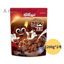 켈로그 오곡으로 만든 첵스 초코 시리얼, 2400g, 3개