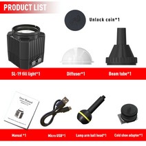 디지털조도계 조도기 Seafrogs-2000LM Gopro 액션 카메라 및 전화용 야외 사진 조명 40 미터 방수 Sube 다, 01 SL-19, 01 SL 19