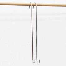 뛰어난활용도 둥근 S자고리 50cm 실버, 1개, 단품