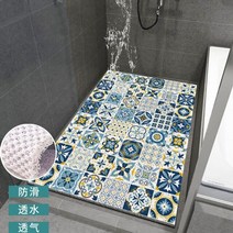 3h 지압안마 매트 전신 마사지 패드미끄럼 방지 목욕 직사각형 pvc 미끄럼 방지 욕실 소프트 흡입 컵 항균 샤워 목욕 발 바닥 8, 45x75cm, g