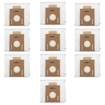 Ecovacs 용 10 Pack 진공 먼지 봉투 DEEBOT T9 시리즈 OZMO T8 AIVI Max N8 Pro Plus 로봇 Eco 부품, 10PCS
