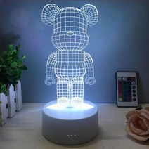 베어브릭 1000 400 폭력적인 곰 장식 크리 에이 티브, 2.별이 빛나는 하늘 선물 상자+, 3.충전/리모컨형/16색