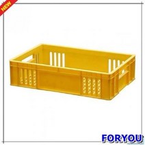 ForU126 공병상자 플라스틱박스 농수산물상자 사과상자 운반바구니 사각바구니 운반상자