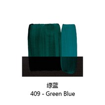 아크릴물감 다이소아크릴물감 아크릴 물감 사용법 백드롭페인팅재료, 200ml/지점, 블루 409 그린 블루