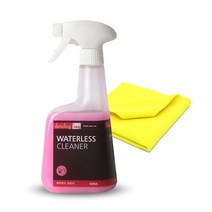 디테일링프로 워터리스 크리너 500ml 세정 코팅 물왁스 퀵디테일러 차왁스, A-1 워터리스 크리너 500 + 타월
