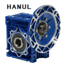 한울엠텍 중공축 웜감속기 - 프레임 형번(40형) / 감속비(1/5~1/100) / NMRV(입력축 구조:MOTOR FLANGE), 15, 9012(90각 12파이)