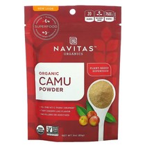 네비타스 올가닉 카무카무 가루 타트체리맛 오렌지비타민C의 10배 슈퍼푸드 85g(3oz)