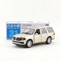 다이캐스트 금속 장난감 모델 146 스케일 링컨 호환 네비게이터 SUV 자동차 풀 백 도어 교육 컬렉션 선물 매치 박스, [02] 다크 카키