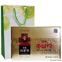 고려 홍삼차 100포 (쇼핑백포함) 선물용, 상세페이지 참조, 단품