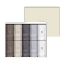 송월타월 호텔컬렉션 필라라인 10매 선물세트, 1개, 연회색