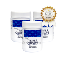 이노헬스앤케어 트리플 오메가3 1200mg EPA 600mg DHA 300mg 피쉬오일 180정 3개