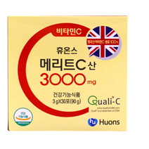 휴온스 메리트C산 3000mg 90포 고함량 비타민 건강기능식품, 3박스(90포)