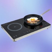 전기레인지 2구 하이브리드 인덕션 하이라이트 전기렌지2구, MFK-5032HHB, 상세설명 참조