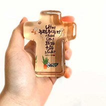 가온 크리스탈 미니 십자가 성경말씀 탁상용 휴대용, 내게능력