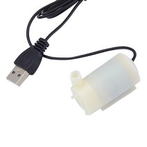 가압펌프 USB 잠튜닝 미니 브러시리스 워터 펌프 물고기 탱크 분수 DC 5V 2-3L분 수륙 양용 가정용 도구 키, 01 White