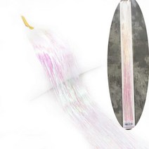 스파클 샤이니 헤어 틴셀 레인보우 실크 익스텐션 눈부신 여성 히피 꼬기 머리 장식 긴 100cm 120 가닥/가방, NO.26