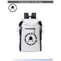 케이윌다이버스 다이빙 수영 트레킹 서핑 드라이백 30L, 화이트