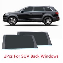 차양막 자동차 스타일링 액세서리 차양 UV 보호 커튼 사이드 윈도우 메쉬 선 바이저 창 필름 2 개, 05 2pcs Back SUV