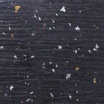 온고을한지 주름한지 롤타입(금은박 2합지) 60cm*5M 한지공예 포장용지 인테리어 벽지, 검정색