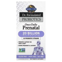 Garden of Life Dr. Formulated 프로바이오틱스 임산부용 하루 한 정 베지 캡슐 30정