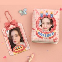 포카바인더+포카홀더 세트 포토카드 앨범 에스파앨범, 케이크