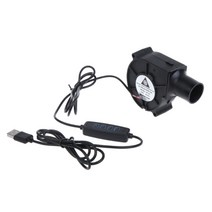 속도 컨트롤러가있는 USB 5V 송풍기 팬 BBQ 요리를위한 2500rpm 터보 블로어
