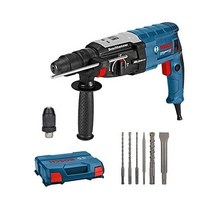 독일 Bosch Professional GBH 2-28 F 로터리 함마(880와트 최대 콘크리트 드릴링 직경: 28mm 6피스 드릴 비트 세트 포함 SDS-plus L 케이, L의 경우, Amazon 독점 세트(+6개 드릴 및, L의 경우