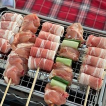 이브푸드 국내산 캠핑 두툼 모듬꼬치 3종 7개입 14개입, 1개, 750g