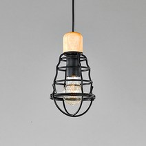 LED 식탁등 코랄 S 1등 블랙 펜던트 카페 매장조명, 단품
